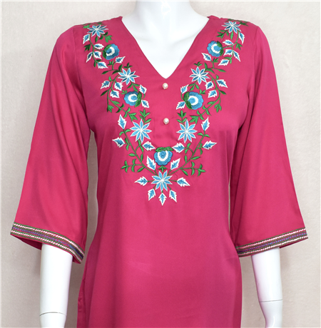 Embroidery Designer Kurti
Code: KET111