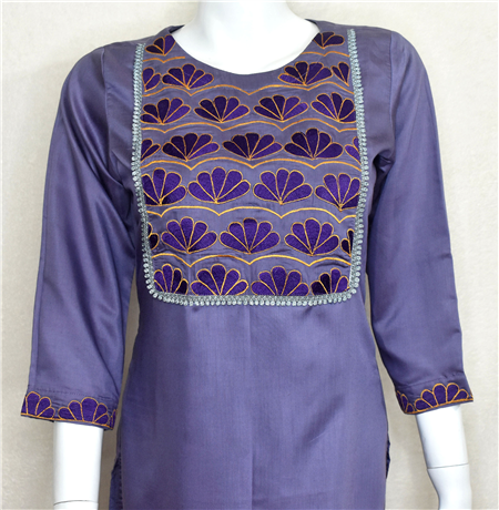 Embroidery Designer Kurti
Code: KES211